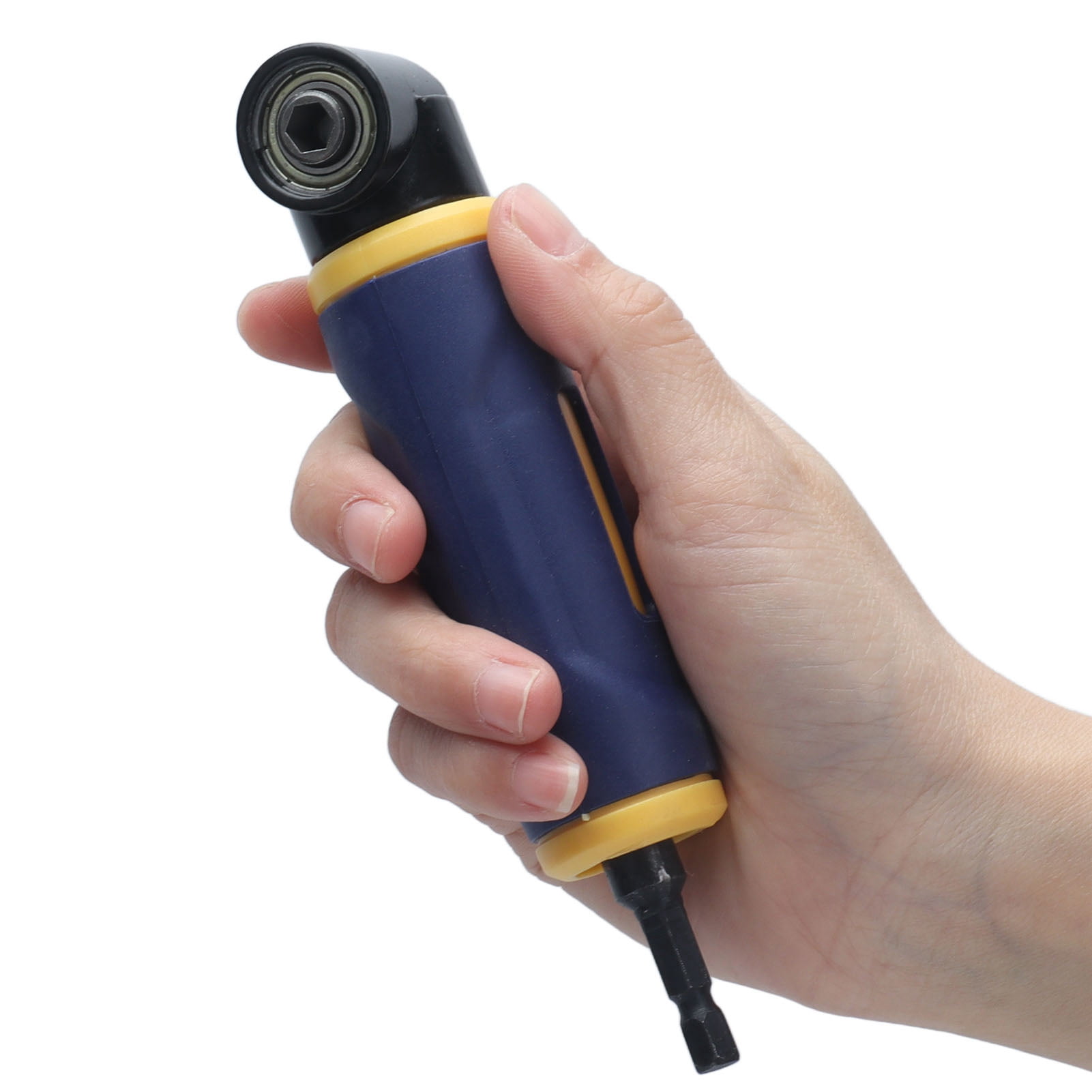 Right Angles Drills Driver, Compact Cordless 1/4in Hex Handle Right Angle Drill Adaptor Professional Powerful Magnet  For Woodworking Tool