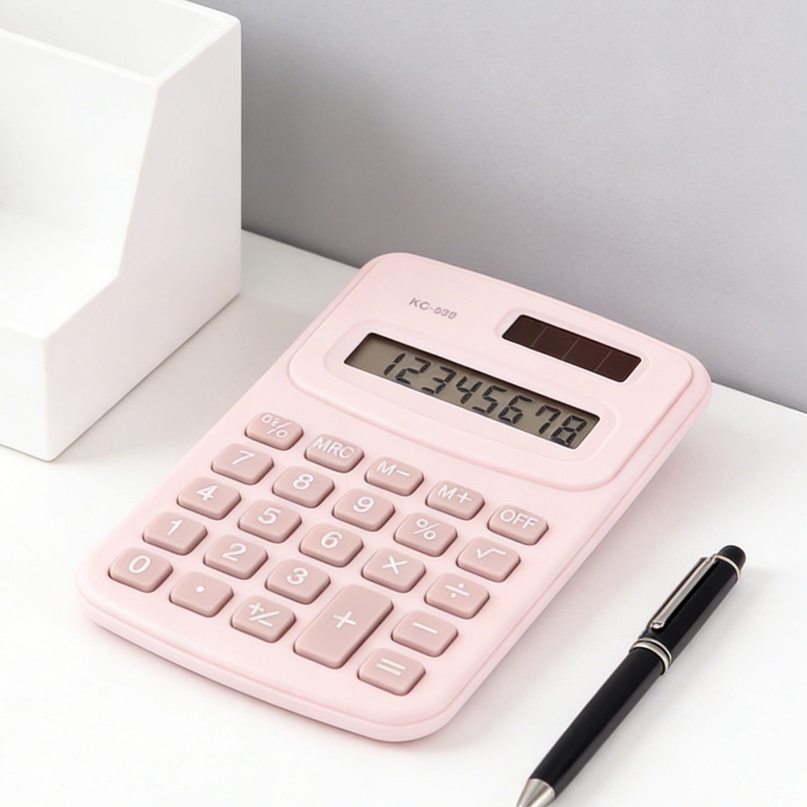 Cute Calculator, Basic Standard Calculators Small Digital Desktop Calculator ,Four Function Calculator for Teachers Students Basics Office, Small Handheld Calculators, Smart Calculator Pocket Size