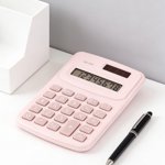 Calculatrice mignon, Calculatrices standard de base Petit calculateur numérique de bureau, Calculatrice de fonction quatre pour les enseignants Bases étudiants Bureau, Calculateurs de petite main, Smart Calculatrice Taille de poche