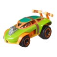 thumbnail image 1 of Hot Wheels Character Cars Véhicule sous licence TMNT Michelangelo, 1 of 5