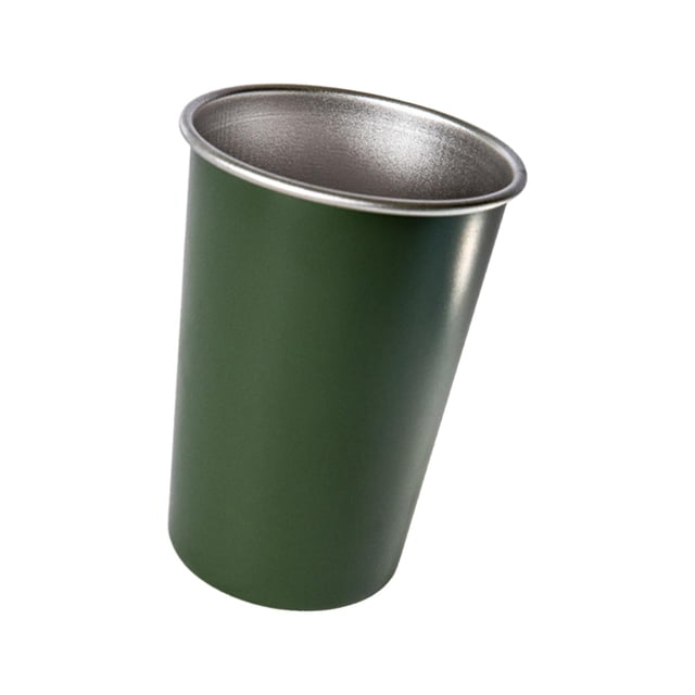 Stainless Steel Cup Stackable Drinkware Metal Drinking Glasses for Beach Bar Large Green