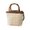 Beige_A, variant on Woven Straw Shoulder Bag for Women, Knot Bucket Bag, Handmade Summer Handbag, Casual Versatile Daily Purse, Lightweight Travel Vacation Tote