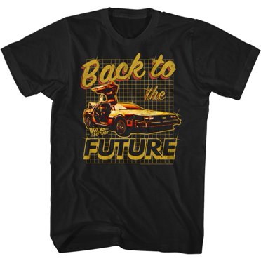 Retour vers le Futur par BTTF T-Shirt Noir pour Adulte