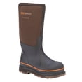 thumbnail image 3 of DRYSHOD WORK Men's Steel Toe WIXIT Cool-Cladâ¢ Waterproof Work Boot Brown/Orange - STT-UH-BR, 3 of 7