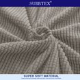 thumbnail image 3 of 2024 Solid Print Polyester Loveseat Slipcover  Chocolate, 3 of 6