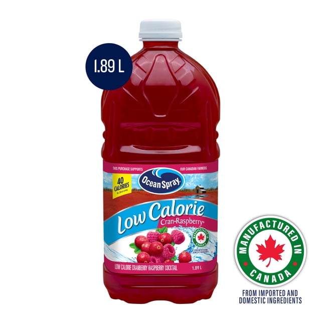 Ocean Spray Low Calorie Cran·Raspberry® Cocktail 1.89L