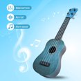 thumbnail image 2 of HAOAN Simulation 21” Ukulele Toy for Kids  Blue  0.6 lb, 2 of 7