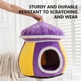 thumbnail image 3 of Pet Indoor Cozy Cat Bed With Detachable Cushion For Small And General Use In Home Or Area, 3 of 6