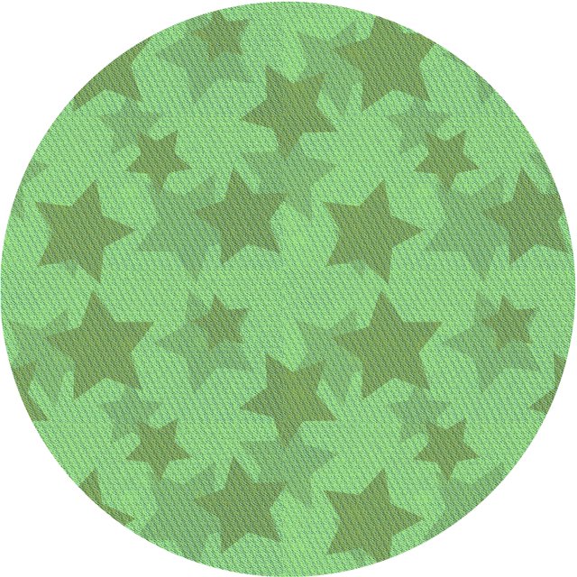 Ahgly Company Machine Washable Indoor Square Transitional Green Area Rugs, 3' Square