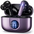 thumbnail image 1 of VEAT00L P91 Écouteurs Sans Fil, Écouteurs Bluetooth V5.4 Stéréo avec Micros à Réduction de Bruit, Lecture 60 H avec Double Affichage LED, Écouteurs Intra-Auriculaires, 1 of 7