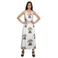 thumbnail image 1 of Moomaya WoMen's Printed Adjustable Spaghetti Strap Casual Dress With Side Slit, 1 of 6