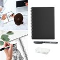 thumbnail image 4 of S SERENABLE Cahier Intelligent Réutilisable Planificateur Cahier Effaçable Papier Bloc-Notes à Spirale Carnet de Poche Journal Intime Bureau École Dessin Cadeau A6, 4 of 9