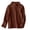 01 Brown, variant on Weiqiqre Girls' Activewear T-Shirts Toddler Kids Boys Girls Shirts Fashion Solid Color Round Neck Long Sleeve Top