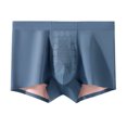thumbnail image 1 of ylioge L-5X Mens Big & Tall Underwear Boxer Briefs Plus Size Lightweight Solid Color Breathable Stretchy Mid Waisted Boxers, 1 of 5