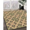 thumbnail image 3 of Ahgly Company Machine Washable Indoor Round Transitional Sepia Brown Area Rugs, 7' Round, 3 of 7