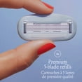 thumbnail image 4 of Billie Purple Sparkle Razor & Refill Value Pack, 4 of 8