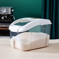 thumbnail image 4 of LSLJS Household Portable Rice Bucket, Sealed Rice Container, Flour Storage Container, Cereal Dispenser, Household Rice Storage Container, Pet Food Storage Container, Storage Jar, 4 of 6