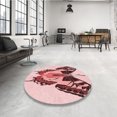 thumbnail image 4 of Ahgly Company Tapis Rectangulaire Lavable en Machine Intérieur Transitionnel Marron Rouge, 4 Pieds x 6 Pieds, 4 of 7