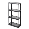 thumbnail image 2 of Gracious Living 4 Shelf Fixed Height Light Duty Storage Unit, Black (4 Pack), 2 of 10