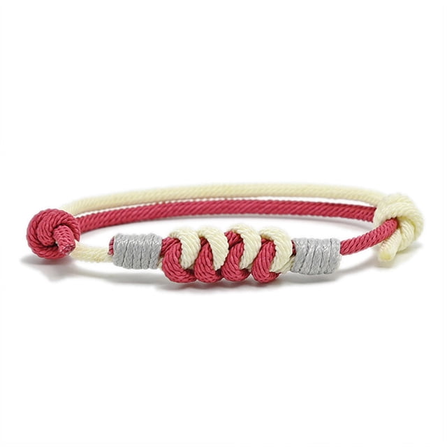 Amzcrzy Bracelet Products Milan Thread Knitting Diamond Knot Friendship Hand Rope Hand Knitting Snake Knot Girlfriend Hand Rope Chinese Bracelet Home Decor Room Decor Home and Kitchen