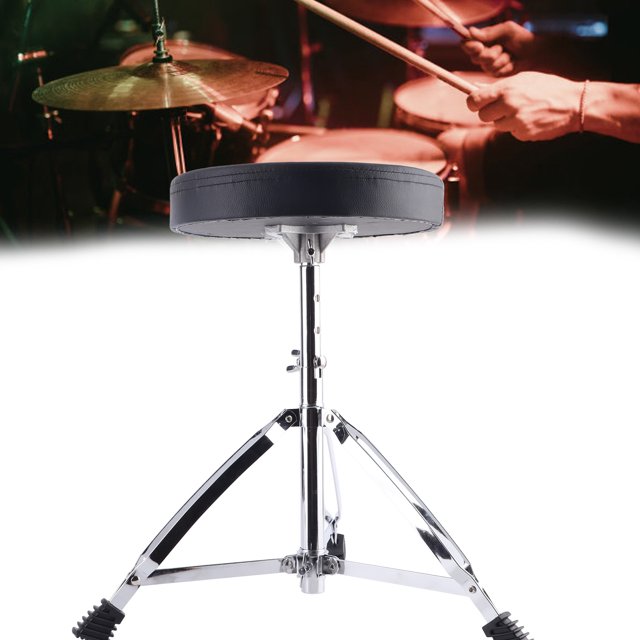 Chaise de Batterie, Structure Stable de Tabouret de Batterie Rembourré pour Jouer d'Un Instrument de Musique