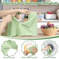 thumbnail image 2 of 45 Pack of Microfiber Towel Roll, Tear Away Microfiber Cleaning Cloth on a Roll Reusable Towels Washable Rags Absorbent for Car, House, Kitchen Dish Drying, 2 of 8