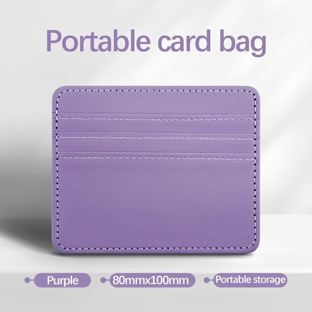 Nilvkv Étui Portefeuille en Cuir à Fentes Multiples avec Blocage Rfid pour Cartes, Grande Capacité, Portefeuille Rfid en Cuir avec Multiples Fentes pour Cartes