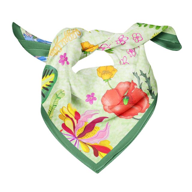 Bimba Womens Square Head Bandanas Summer Neck Wrap Scarf-40 x 40 Inches