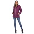 thumbnail image 4 of White Mark Manteau Matelassé pour Femme, 4 of 6