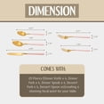 thumbnail image 4 of 20-Piece Utensil Set - Ultimate Cooking Convenience, Complete Your Kitchen (Blush Pink and Matte Gold), 4 of 7
