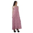 thumbnail image 3 of Moomaya Robe Aguichant de Soirée pour Femmes en Rayonne Imprimée Longue Tenue Décontractée Vêtements, 3 of 4