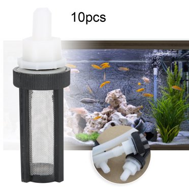 Wchiuoe Aquarium Pumps Filters, 10 Pieces Of Mesh Fish Tanks Filters Aquarium Cleaning Filters Aquarium Cleaning Accessories