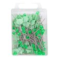 thumbnail image 1 of KLKCMS Straight Pins Hand Sewing Pins for DIY Activities Parties Wedding Decoration Green, 1 of 9