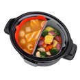 thumbnail image 3 of YAOMOBB Dual Compartment Slow Cooker Liner Eco Friendly Silicone Slow Stew Pot Liners High Temperature Resistant 2Pcs Set, 3 of 7