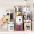 thumbnail image 2 of Airtight Glass Food Storage Containers Food Storage Containers Airtight Cans Plastic Storage Boxes Stackable Food Storage Boxes Kitchen Refrigerator Storage Tanks, 2 of 8