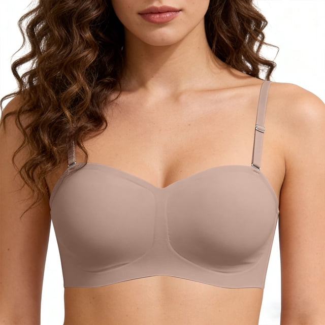Kyusrd Front Closure Bra For Women'S Solid Color Athletic Sport Yoga Bra Full Coverage Wireless Bra Adjustable Shoulder Straps Everyday Bra