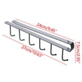 thumbnail image 4 of TopLLC Storage Bins Under Cabinet Hanger Rack Kitchen Paper Roll Holder Towel Hanger Rack Bathroom Organizer Storage Bags, 4 of 5