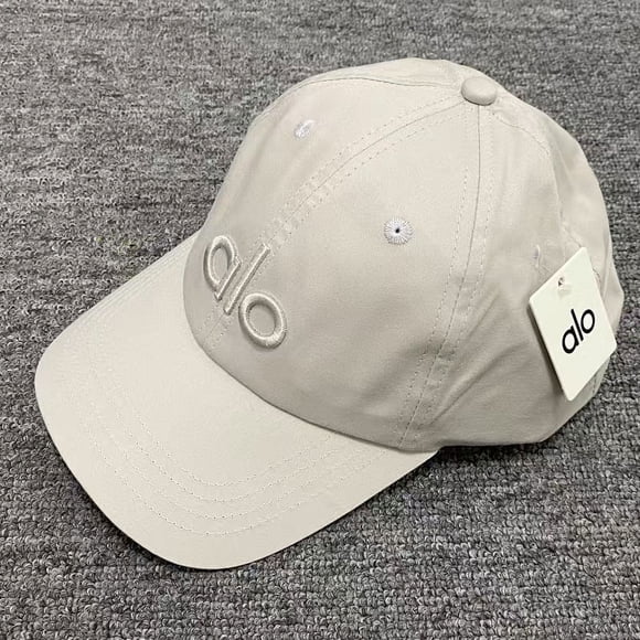 alo hat baseball cap embroidery three-dimensional hat duckbill cap European and American sun protection sunshade hollow top hat mesh laser cap