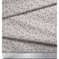 thumbnail image 3 of Soimoi Velvet Fabric Arrow & Fish Ocean Printed Craft Fabric by The Yard 58 Inch Wide, 3 of 3