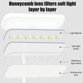 thumbnail image 4 of Lampe de Bureau à Protection des Yeux, Lampe de Lecture LED Rechargeable par USB, 3 Modes de Couleur, Gradation Continue, Col de Cygne Pliable, Lampe d'Étude pour Bureau, Résidence Étudiante, Maison, avec Support pour Téléphone, 4 of 6