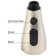 thumbnail image 5 of 3 Functions Spray Head Faucet Spayer Head G1/2 Water-saving Sink Aerator, 5 of 5