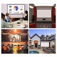 thumbnail image 4 of 100/120150 Inch Projector Screen Movies Anti Crease High Definition Projection Video Film Curtain for Home Office Electronics 150inch, 4 of 6