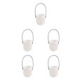 thumbnail image 3 of Transemion ABS Decorate With Lightweight Planter With Removable Strape And Wall-Mount Option Inner Layer Hollowed Out For Better White 8.7*9.5*20.5cm 5Set, 3 of 6