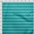 thumbnail image 4 of oneOone Viscose Jersey Turquoise Green Fabric Block Craft Projects Decor Fabric Printed By The Yard 60 Inch Wide, 4 of 5