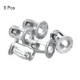 thumbnail image 3 of Unique Bargains Écrous de Vérin M6, Lot de 5 Écrous Filetés pour Insert en Acier Inoxydable 304 avec Rivets, Longueur de 18,6 mm, 3 of 5