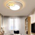 thumbnail image 3 of Plafonnier, Luminaire de Plafond Rond à Gradation Continue Plafonniers au Design Moderne et Minimaliste pour Chambres et Salons, 3 of 7
