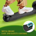 thumbnail image 4 of AKDSteel Trottinettes pour Enfants de 3 à 5 Ans, Trottinette à Pousser pour Garçons Filles Tout-Petits, 4 Hauteurs Réglables, Roulement AEBC-9, 3 Roues Lumineuses, Inclinaison pour Diriger, Activités Extérieures pour Enfants de 3 à 12 Ans, 4 of 6