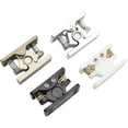 thumbnail image 2 of yeacher Heavy-Duty Spring Latch with Dual Roller Mechanism - Durable Plastic & Zinc Alloy Construction for Cabinets, Drawers, and Doors - Easy Installation with Included Screws - White Plastic Finish, 2 of 5