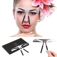 thumbnail image 2 of Herwey 4 Types Permanent Eyebrow Ruler Eyebrow Measure Balance Extension Ruler Eyebrow Shape Stencil, Eyebrow Shaping Stencil, Eyebrow Designer, 2 of 8