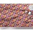 thumbnail image 3 of Soimoi Poly Georgette Fabric Check & Brush Stroke Abstract Print Fabric by Yard 42 Inch Wide, 3 of 3